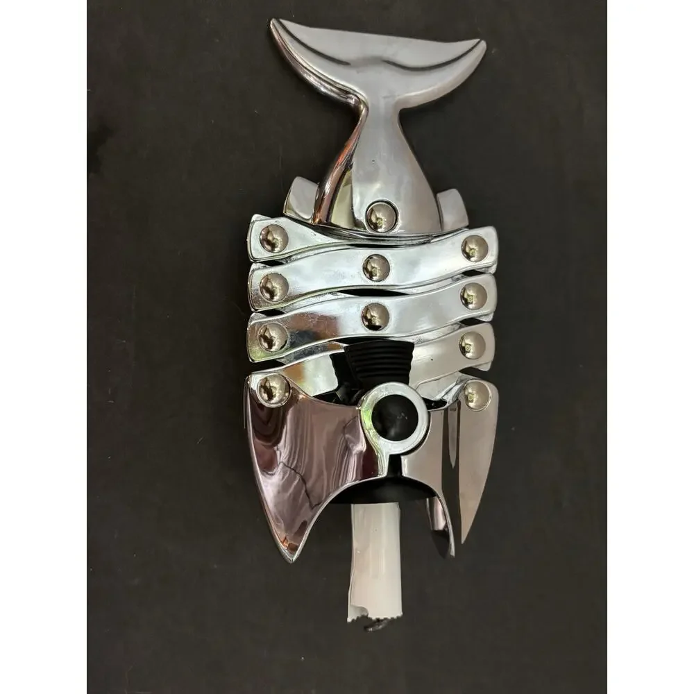 Articulated Fish Corkscrew Bottle Opener – Expandable Lazy Fish Style Barware